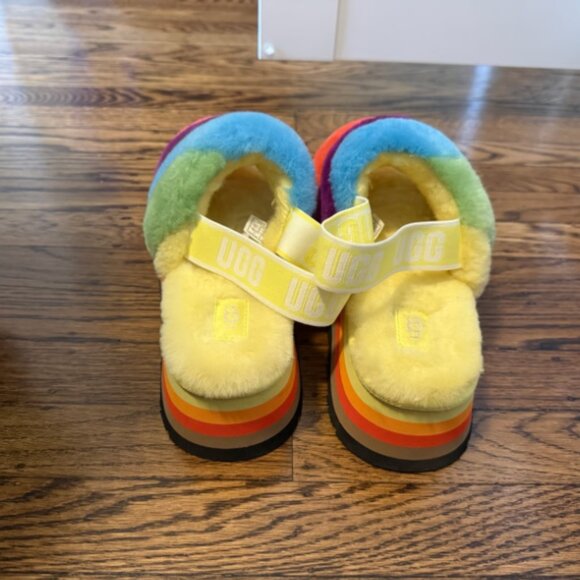 UGG Disco Rainbow Stripe Slide Special Edition - Picture 5 of 6
